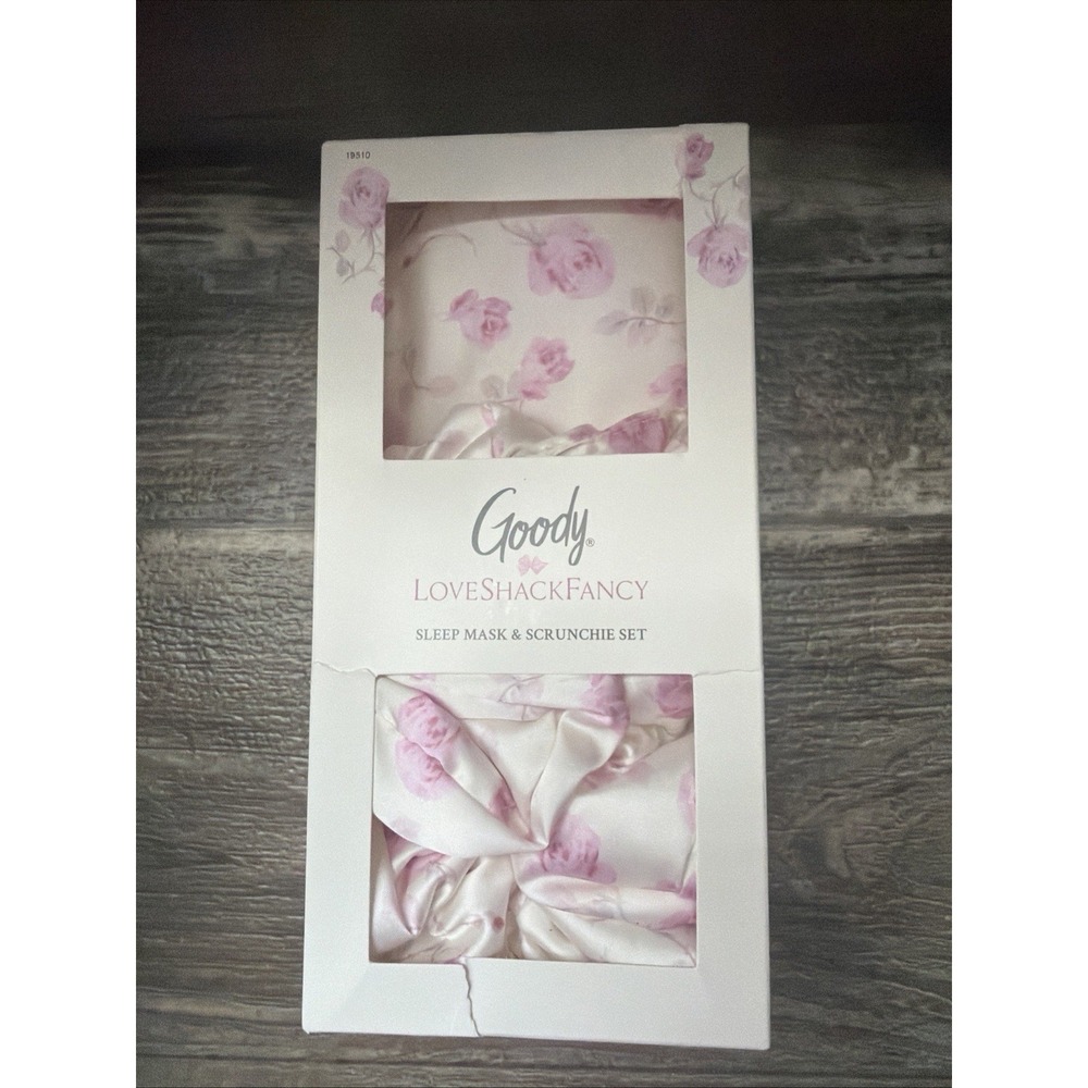 LoveShackFancy x Target – Goody Ribbon Rosa Eye Mask + Scrunchie